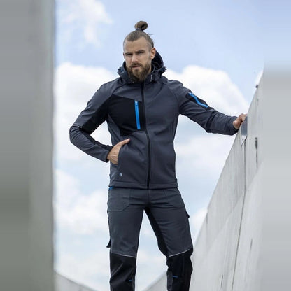Jacheta softshell cu elemente reflectorizante CITYCONIC
