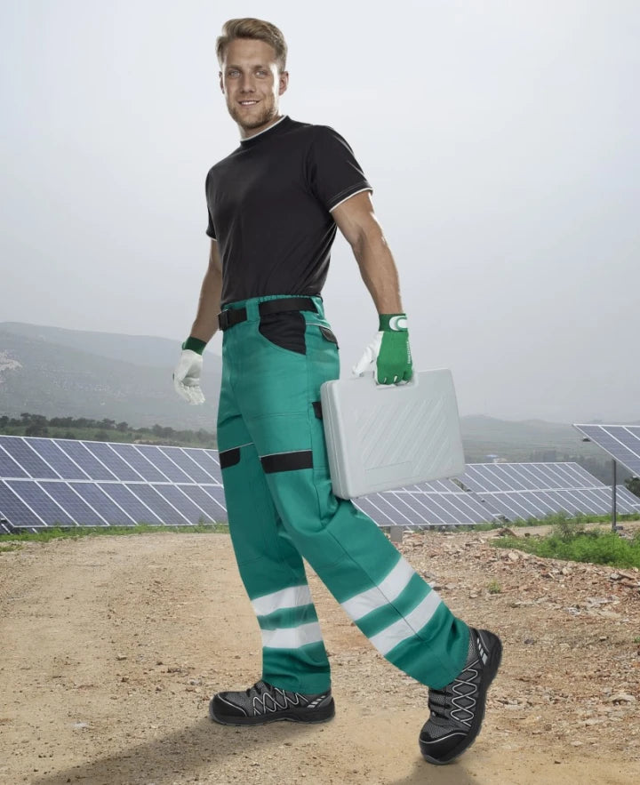 pantaloni in talie reflectorizanti