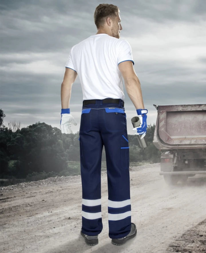 pantalon de lucru cu insertii reflectorizante