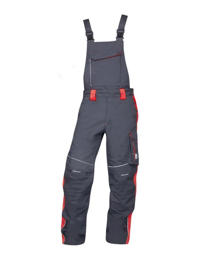 Pantaloni de lucru cu pieptar Neon